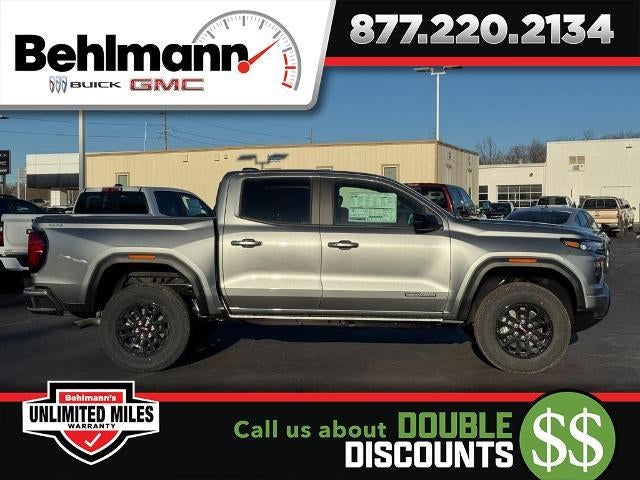 2026 GMC Canyon 4WD Crew Cab Elevation in Sterling Metallic — front three-quarter view