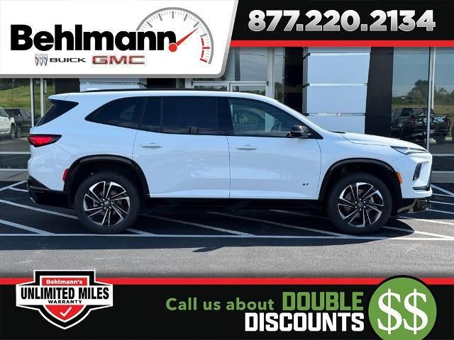 2026 Buick Enclave Sport Touring in Summit White — front three-quarter view