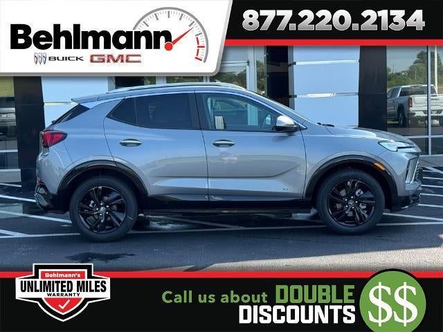 2026 Buick Encore GX FWD 4dr Sport Touring in Moonstone Gray Metallic — front three-quarter view