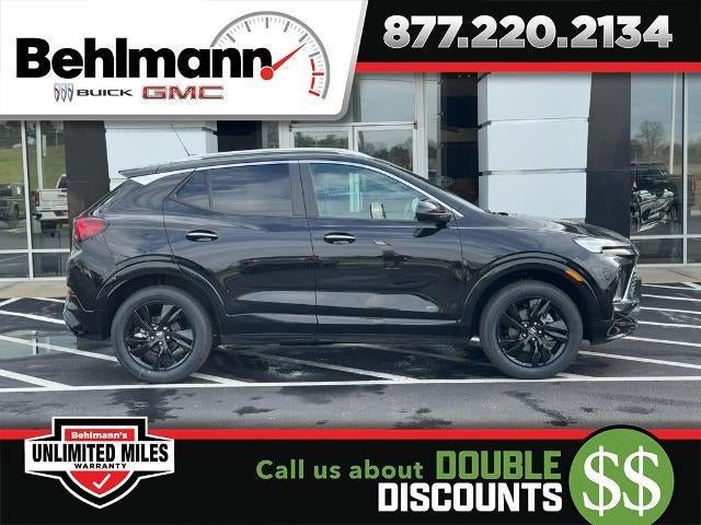 2026 Buick Encore GX AWD 4dr Sport Touring in Ebony Twilight Metallic — front three-quarter view