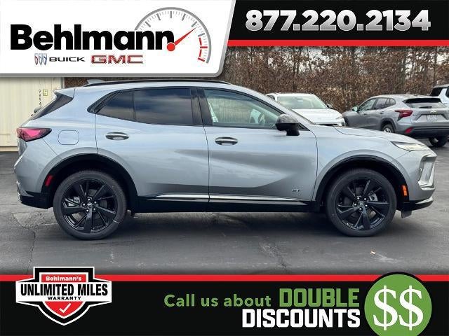 2026 Buick Envision AWD 4dr Sport Touring in Moonstone Gray Metallic — front three-quarter view